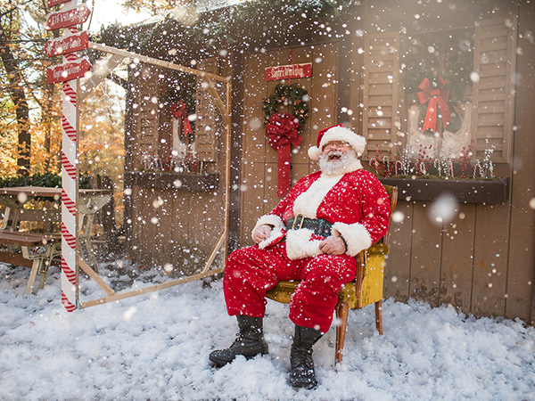 Santa laughing 